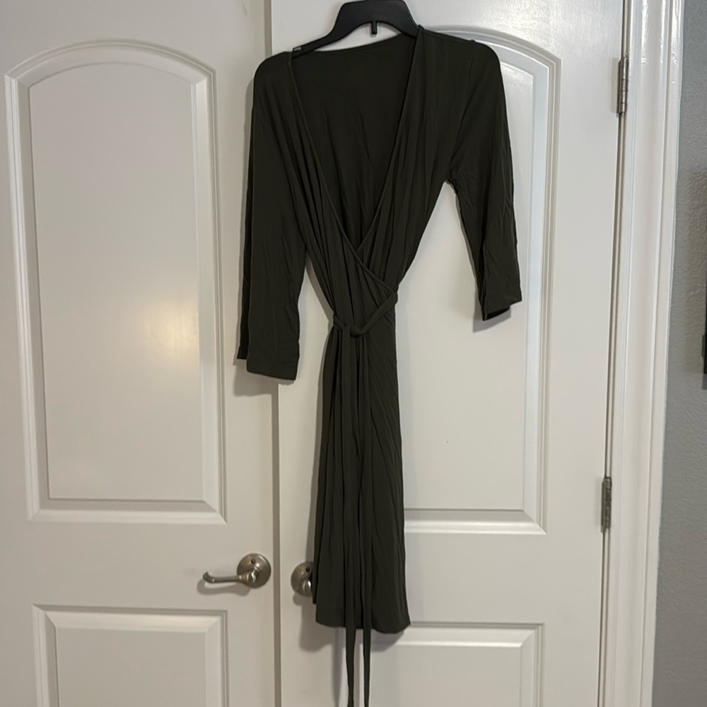 Caden Lane brand Olive green maternity robe